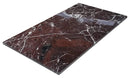 Customizable Rosso Levanto Marble Coffee Tabletop Polished (W)18" (L)36"