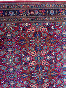 Persian Mashhad I Fine Allover Rug Wool 7 x 10