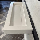 READY TO SHIP! Handcrafted Tiber Quartz Sink: Quartz Vanity Top (QU-100)