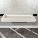 READY TO SHIP! Handcrafted Tiber Quartz Sink: Quartz Vanity Top (QU-100)