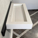 READY TO SHIP! Handcrafted Tiber Quartz Sink: Quartz Vanity Top (QU-100)
