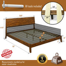 Serenity Solid Wood Bed Frame