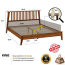 Kaylin Solid Wood Bed Frame