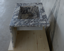 HANDCRAFTED CUSTOM CALACATTA VIOLA MARBLE SINK (NS-085)