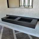 HANDCRAFTED INFINITY – TOTAL BLACK ENGINEERED PORCELAIN SINK (ES-080)
