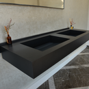 HANDCRAFTED INFINITY – TOTAL BLACK ENGINEERED PORCELAIN SINK (ES-080)