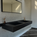 HANDCRAFTED INFINITY – TOTAL BLACK ENGINEERED PORCELAIN SINK (ES-080)