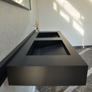 HANDCRAFTED INFINITY – TOTAL BLACK ENGINEERED PORCELAIN SINK (ES-080)