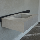 HANDCRAFTED INFINITY – CONCRETE GREY ENGINEERED PORCELAIN SINK (ES-054)