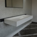 Quartz Bathroom Vanity With Single Sink (QU-092)