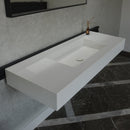 Quartz Bathroom Vanity With Single Sink (QU-092)