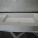 Quartz Bathroom Vanity With Single Sink (QU-092)