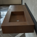 HANDCRAFTED INFINITY – METAL CORTEN ENGINEERED PORCELAIN SINK (ES-058)