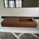 HANDCRAFTED INFINITY – METAL CORTEN ENGINEERED PORCELAIN SINK (ES-058)