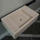 Custom Handmade Light Pearl Marble Sink (NS-079)