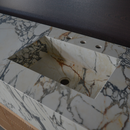 HANDCRAFTED MATERIA - CORCHIA GOLD PORCELAIN DOUBLE SINK (ES-133)