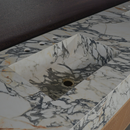 HANDCRAFTED MATERIA - CORCHIA GOLD PORCELAIN DOUBLE SINK (ES-133)