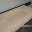 Handmade Custom Travertine Sink (TR-059)