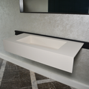 HANDCRAFTED INFINITY ABSOLUTE WHITE ENGINEERED PORCELAIN SINK (ES-062)