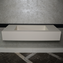 HANDCRAFTED INFINITY ABSOLUTE WHITE ENGINEERED PORCELAIN SINK (ES-062)