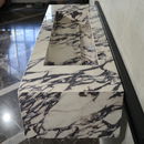Handcrafted Infinity - Calacatta Viola Engineered Porcelain Sink (ES-095)
