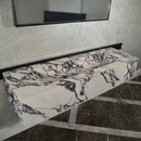 Handcrafted Infinity - Calacatta Viola Engineered Porcelain Sink (ES-095)