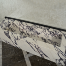Handcrafted Infinity - Calacatta Viola Engineered Porcelain Sink (ES-095)