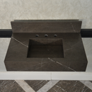HANDCRAFTED PIETRA GREY MARBLE SINK (NS-054)