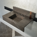 HANDCRAFTED PIETRA GREY MARBLE SINK (NS-054)
