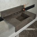 HANDCRAFTED PIETRA GREY MARBLE SINK (NS-054)