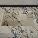 HANDCRAFTED MATERIA CORCHIA GOLD ENGINEERED PORCELAIN SINK (ES-050)