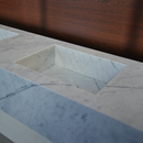 HANDCRAFTED LILAC CUSTOM MARBLE SINK (NS-222)