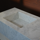 HANDCRAFTED LILAC CUSTOM MARBLE SINK (NS-222)