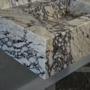 CUSTOM HANDCRAFTED CALACATTA VIOLA MARBLE SINK (NS-093)