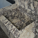 CUSTOM HANDCRAFTED CALACATTA VIOLA MARBLE SINK (NS-093)