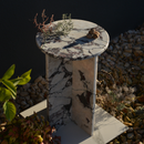Calacatta Viola Marble Coffee Table, Round Marble Coffee Table, Luxury Side Table, Elegant Coffee Table for Living Room, Marble Side Table