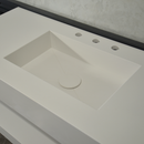 HANDCRAFTED CUSTOM QUARTZ SINK WITH SHIELF (QU-116)