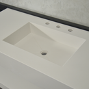 HANDCRAFTED CUSTOM QUARTZ SINK WITH SHIELF (QU-116)