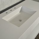 HANDCRAFTED CUSTOM QUARTZ SINK WITH SHIELF (QU-116)