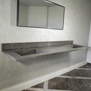 HANDCRAFTED PIETRA GREY HIGH ENGINEERED PORCELAIN DOUBLE SINK (ES-095)