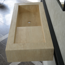 HANDCRAFTED CUSTOM TRAVERTINE SINK (TR-060)