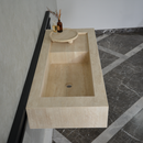 HANDCRAFTED CUSTOM TRAVERTINE SINK (TR-060)