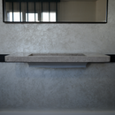 HANDCRAFTED CUSTOM TUNDRA GREY MARBLE SINK (NS-097)
