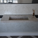 HANDCRAFTED CUSTOM TUNDRA GREY MARBLE SINK (NS-097)