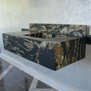 HANDCRAFTED MATERIA BLACK TAURUS SOFT SINK ENGINEERED PORCELAIN SINK (ES-068)