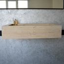 HANDCRAFTED CUSTOM TRAVERTINE SINK (TR-056)
