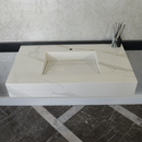 HANDCRAFTED CALACATTA ORO HIGH ENGINEERED PORCELAIN SINK (ES-050)