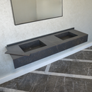 HANDCRAFTED DEKTON KELYA HIGH ENGINEERED PORCELAIN DOUBLE SINK (ES-107)