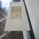 HANDCRAFTED CALACATTA GLORY HIGH ENGINEERED PORCELAIN SINK (ES-070)
