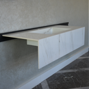 HANDCRAFTED CALACATTA GLORY HIGH ENGINEERED PORCELAIN SINK (ES-070)